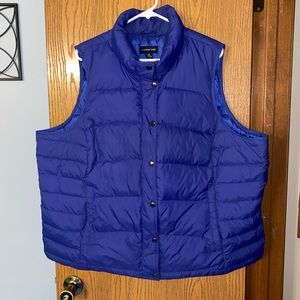 SOLD Lands End Down Filled Vest